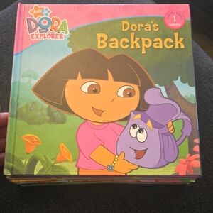 Vintage Dora The Explorer Let's Go Learn Library Books 1-11
